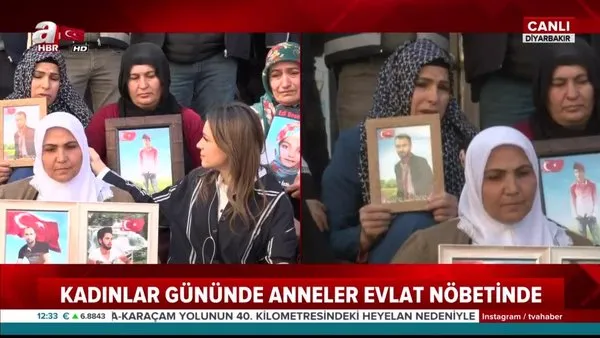 Diyarbakır'da HDP İl Binası önünde evlat nöbeti tutan annelerden 8 Mart Dünya Kadınlar Günü'nde anlamlı mesaj | Video