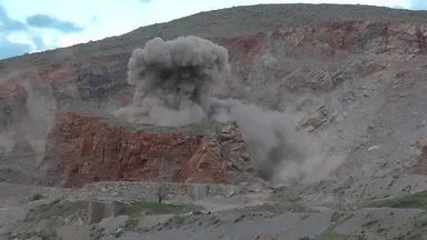 Muş'ta 1 ton bomba böyle imha edildi!