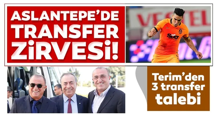 Son dakika: Galatasaray’da transfer zirvesi! Fatih Terim, Mustafa Cengiz ve Abdurrahim Albayrak...