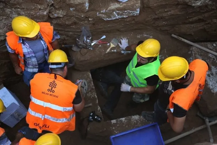 Arkeologları heyecanlandıran 1600 yıllık mezar