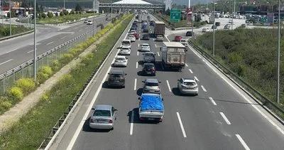 Anadolu Otoyolu’nda bayram trafiği yaşanıyor