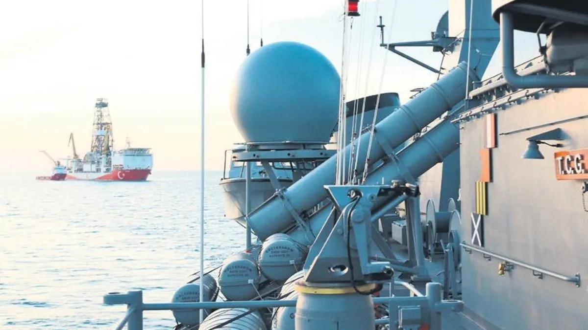 TCG Barbaros Mavi Vatanda görev başında