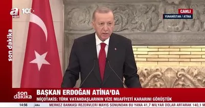 Başkan Erdoğan’dan Atina’da önemli açıklamalar | Video
