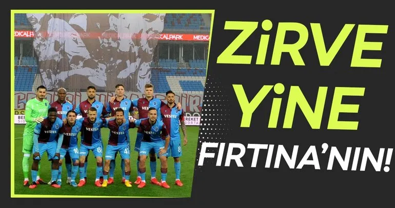 Zirve yine Fırtına’nın! Trabzonspor 1-1 Başakşehir