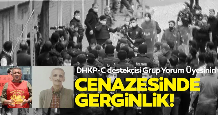 SON DAKİKA... Grup yorum üyesi İbrahim Gökçek'in cenazesinde gerginlik