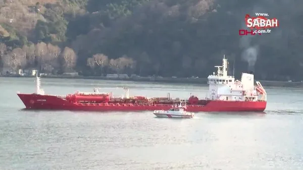 Son Dakika: İstanbul Boğazı'nda tankerin iskele demiri düştü! Boğaz trafiği askıya alındı | Video