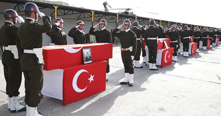 Şırnak şehitleri için uğurlama töreni