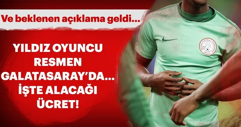 Son dakika: Henry Onyekuru resmen Galatasaray’da