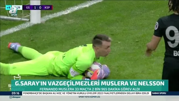 Galatasaray'ın vazgeçilmezleri Muslera ve Nelsson | Video
