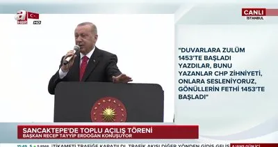 Cumhurbaşkanı Erdoğan ’’Zulüm 1453’te başlamadı gönüllerin fethi 1453’te başladı’’