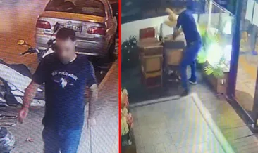 Aydın’da korku dolu anlar! İşletme sahibi neye uğradığını şaşırdı: Kafeye sopayla dalıp öldüresiye darp etti! #aydin