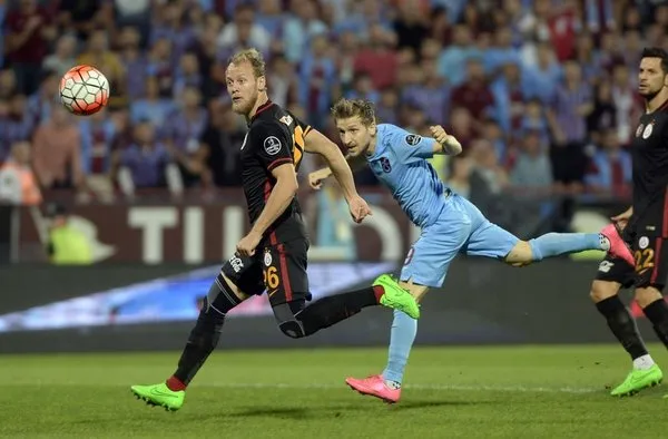 Trabzonspor - Galatasaray maçından kareler