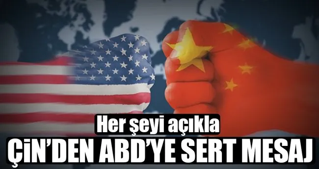 Çin’den ABD’ye sert mesaj