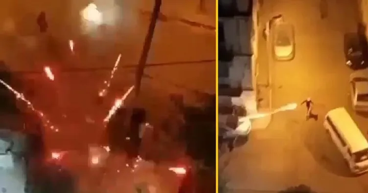 Adana’da havai fişeklerle çatıştılar! Sosyal medya bu görüntüleri konuştu!