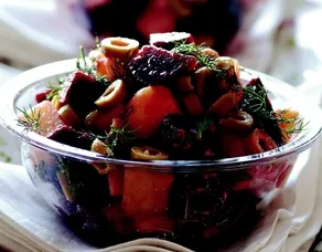 Kırmızı Pancar Turşulu Patates Salatası