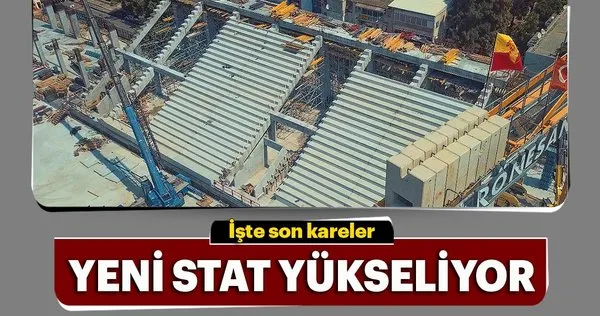Göztepe'nin yeni stadı yükseliyor