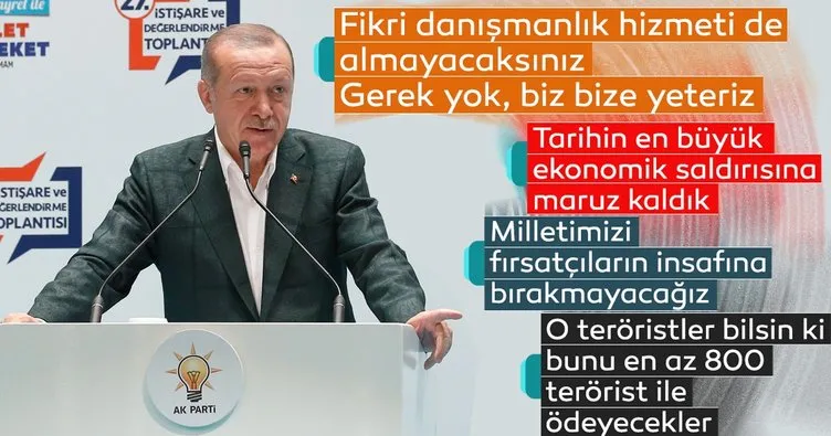 Başkan Erdoğan AK Parti’nin Kızılcahamam Kampı’nda önemli mesajlar verdi