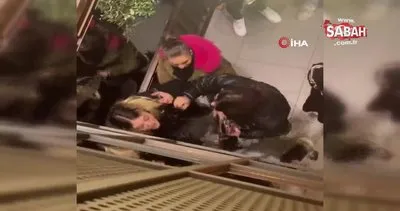 Beşiktaş’ta bir garip sıra kavgası! Yeniden sıraya girmesi istenen kadın çalışanlarla böyle tartıştı | Video