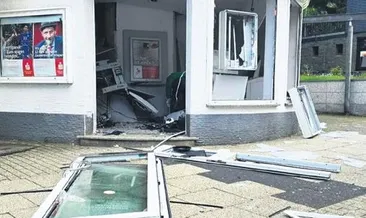 Bankamatiği havaya uçurdular