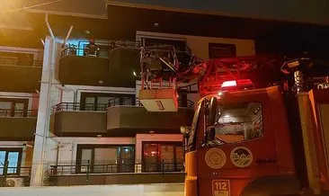 Kombi alev aldı! Üç katlı binada yangın paniği #sakarya