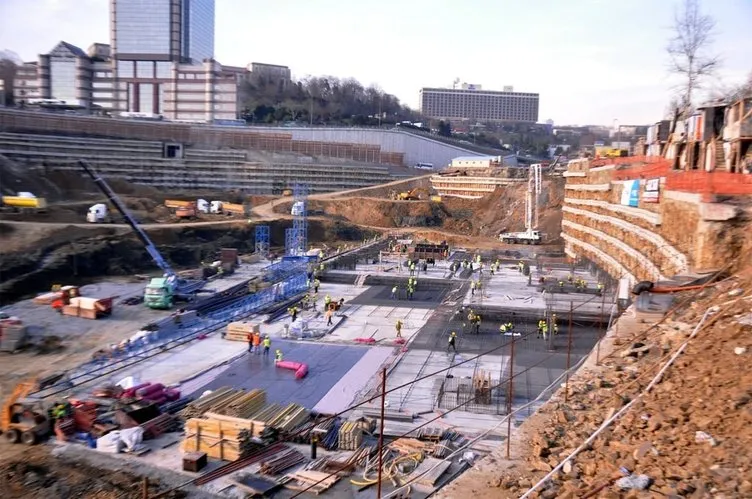 Vodafone Arena’nın inşaat çalışmaları sürüyor