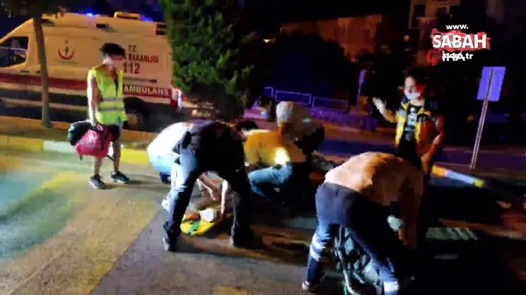 Kuşadası'nda trafik kazası: 1 yaralı | Video