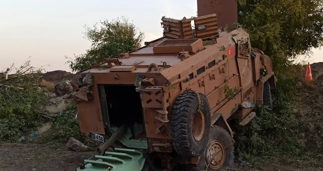 Hatay'da askeri araç devrildi: 7 asker yaralandı