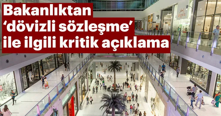 Bakanlıktan ’dövizle sözleşme’ açıklaması