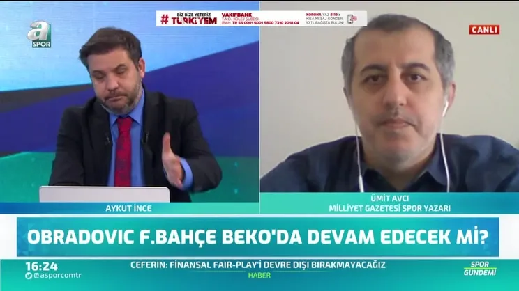 Obradovic Fenerbahçe Beko'da devam edecek mi? Canlı yayında açıkladı
