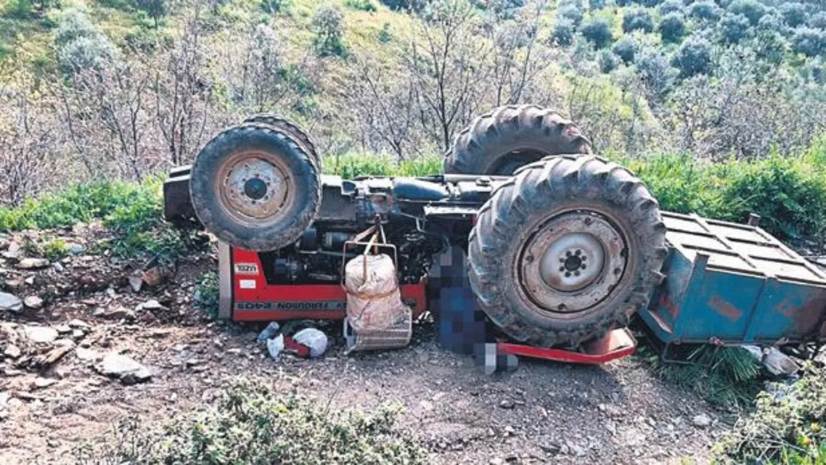Traktör kazası 3 can aldı