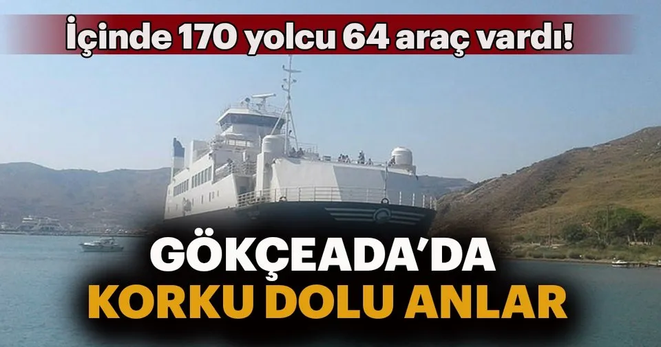 Canakkale De Feribot Karaya Oturdu En Son Haber