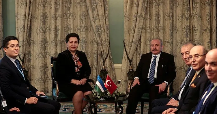 TBMM Başkanı Şentop, Özbekistan Senato Başkanı Narbayeva ile görüştü