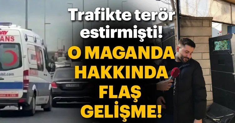 Türkiye’nin konuştuğu maganda hakkında ambulans şoföründen suç duyurusu