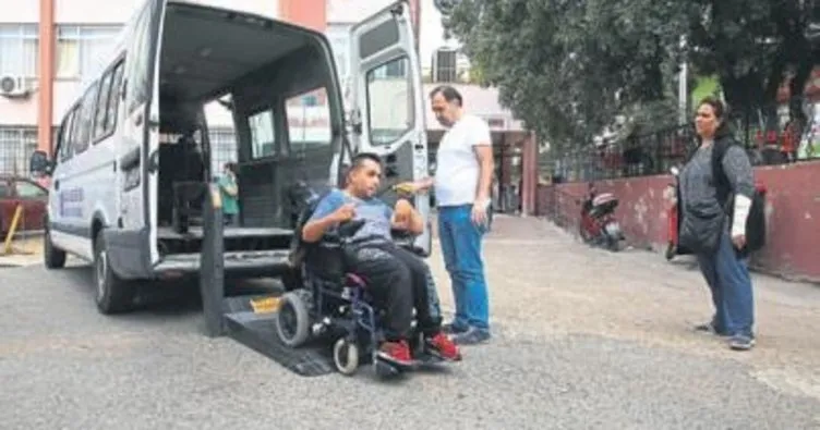 Buca’da engellilere ücretsiz servis