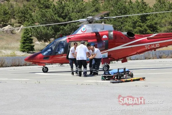 Yaylada yaralanan adamın imdadına bakın ne yetişti?