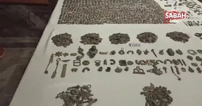 Roma dönemine ait 3 bin 331 parça tarihi eser ele geçirildi | Video