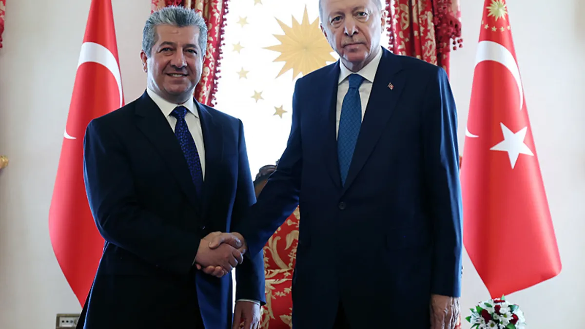 Başkan Recep Tayyip Erdoğan Mesrur Barzani’yi kabul etti Başkan Recep Tayyip Erdoğan Mesrur Barzani’yi kabul etti