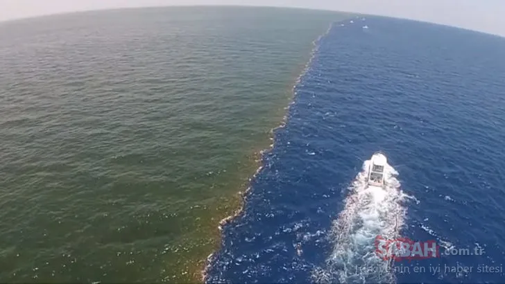 İki denizin karışmadığı yer! Gizem ortaya çıktı...