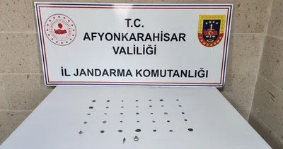 Tarihi eser kaçakçısı jandarma tarafından yakalandı #afyonkarahisar