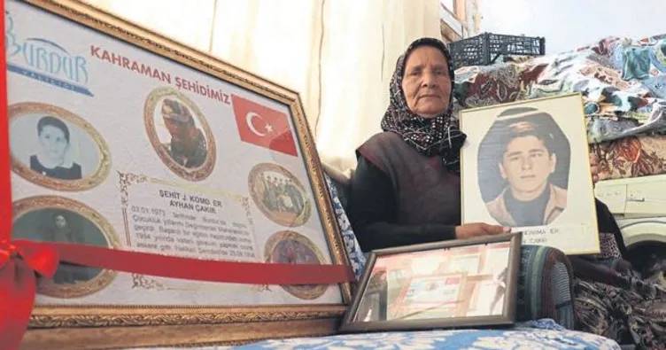 Şehit annesine vefa