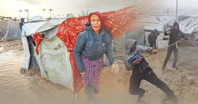 Gazze sular altında