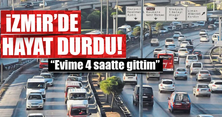 Son dakika...İzmir'de hayat durdu! - Ekonomi Haberleri