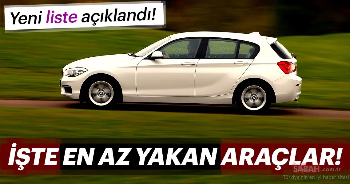 en az yakan araclar aciklandi iste en az yakan otomobil modelleri son dakika haberler