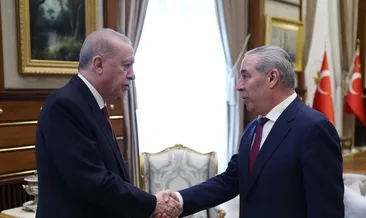 Başkan Erdoğan, Filistin Devlet Başkan Yardımcısı Hüseyin eş-Şeyh’i kabul etti