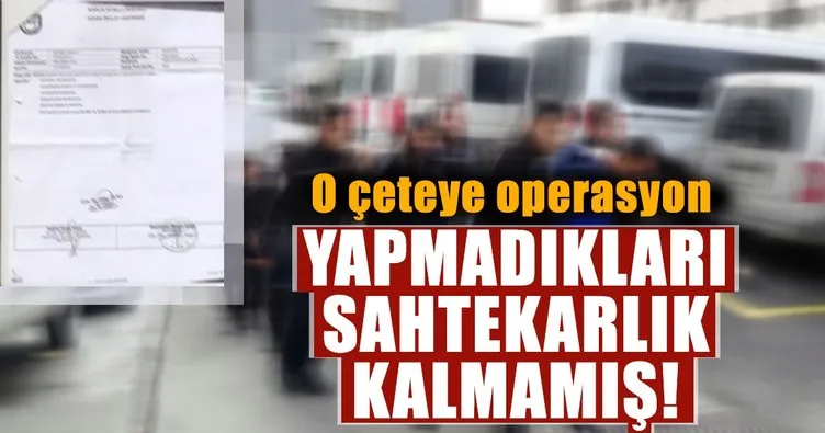 İstanbul’da sahte rapor çetesine operasyon: 31 gözaltı