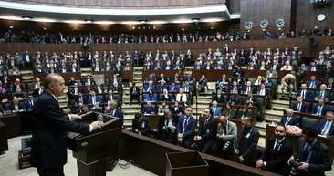 Cumhurbaşkanı Erdoğan’ın katıldığı Ak Parti grup toplantısından kareler