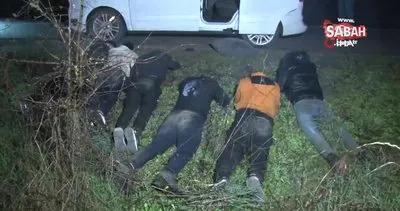 Edirne’de dur ihtarına uymayan hafif ticari araçta 6 kaçak göçmen yakalandı | Video
