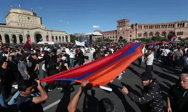 Ermenistan’ın başkenti Erivan’da polis müdahalesi