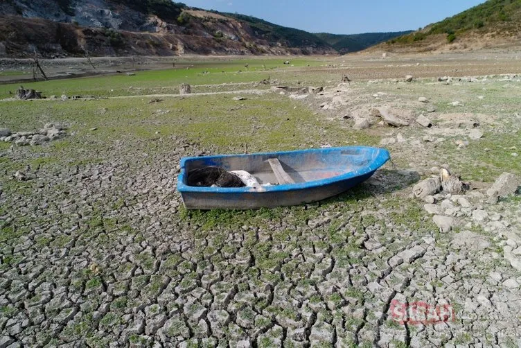 Son dakika: Sazlıdere Barajı’nda korkutan görüntü!