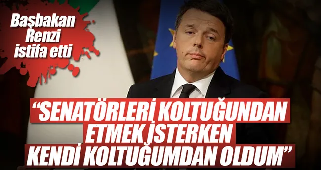 İtalya Başbakanı Matteo Renzi istifa etti